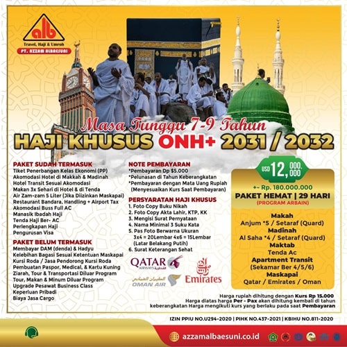 travel haji khusus yang amanah